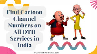 Cartoon Channel Numbers