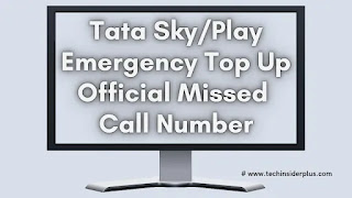 Tata Play Loan Number