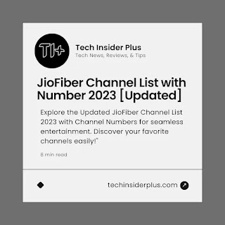 JioFiber Channel List with Number 2023