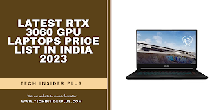 Latest RTX 3060 GPU Laptops Price